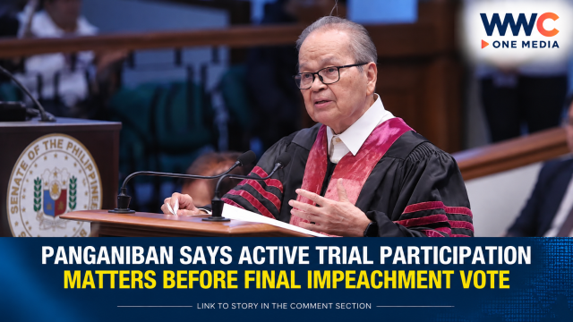 Panganiban Says Active Trial Participation Matters Before Final Impeachment Vote