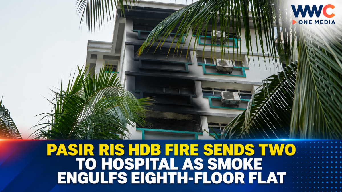 Pasir Ris HDB Fire Sends Two to Hospital as Smoke Engulfs Eighth-Floor Flat
