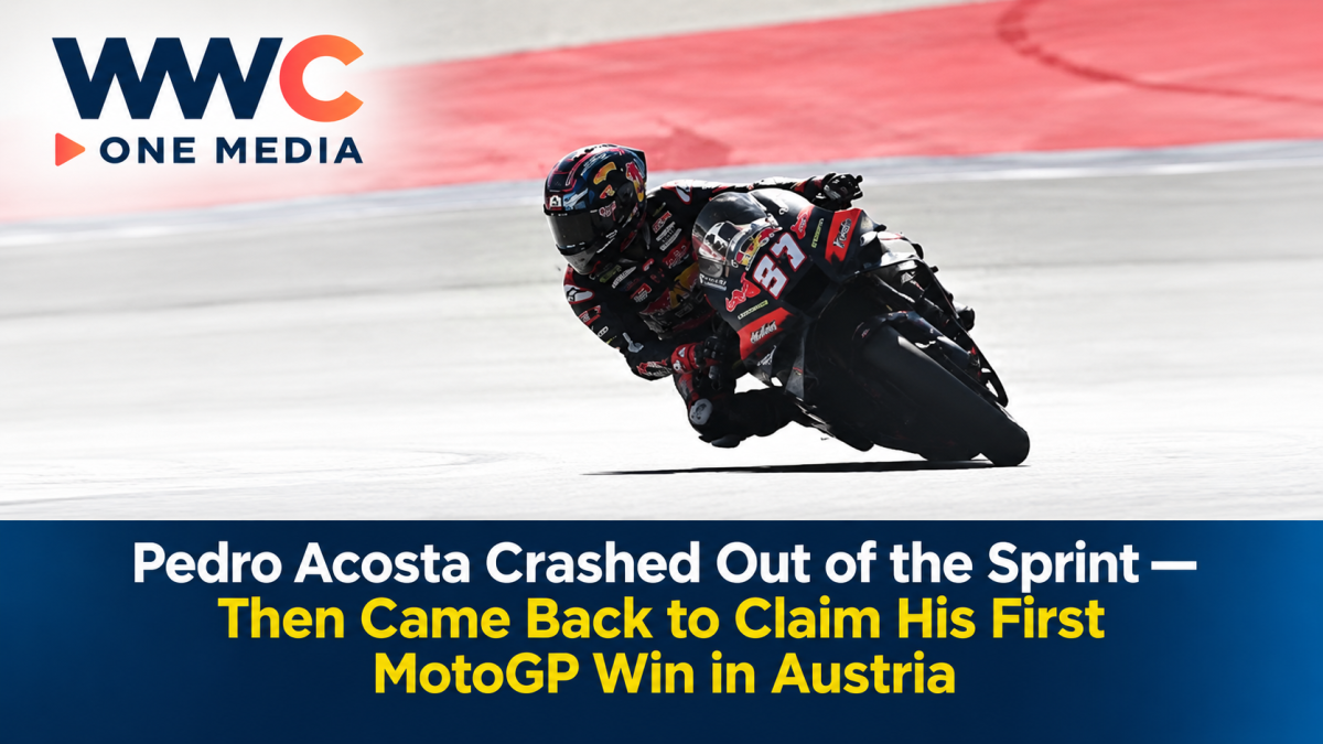 Pedro Acosta Crashed Out of the Sprint — Then Came Back to Claim His First MotoGP Win in Austria