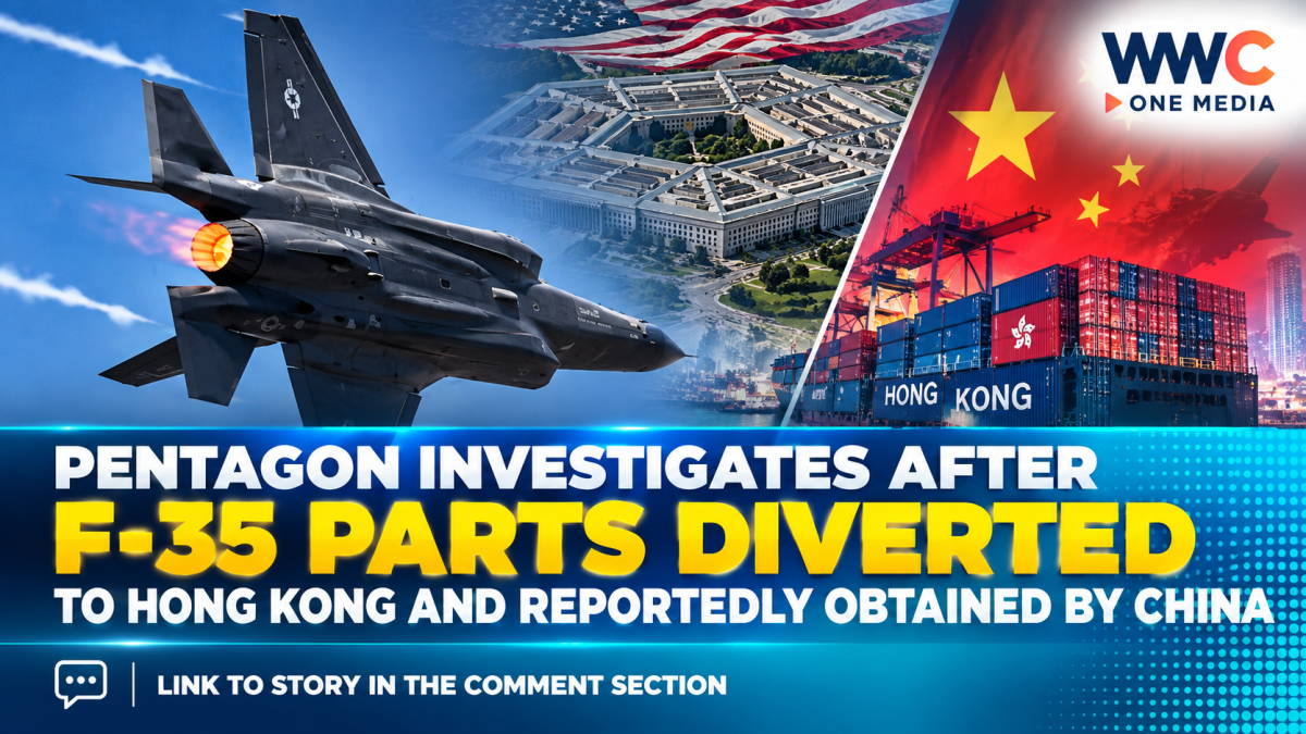 Pentagon Investigates After F-35 Parts Diverted to Hong Kong and Reportedly Obtained by China