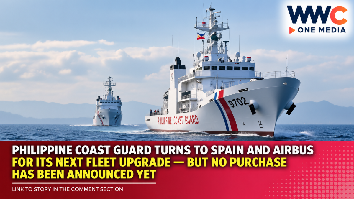 Philippine Coast Guard Turns to Spain and Airbus for Its Next Fleet Upgrade — But No Purchase Has Been Announced Yet