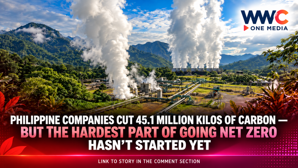 Philippine Companies Cut 45.1 Million Kilos of Carbon — But the Hardest Part of Going Net Zero Hasn’t Started Yet