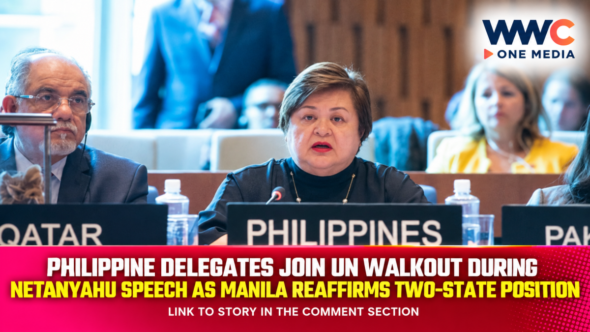 Philippine Delegates Join UN Walkout During Netanyahu Speech as Manila Reaffirms Two-State Position