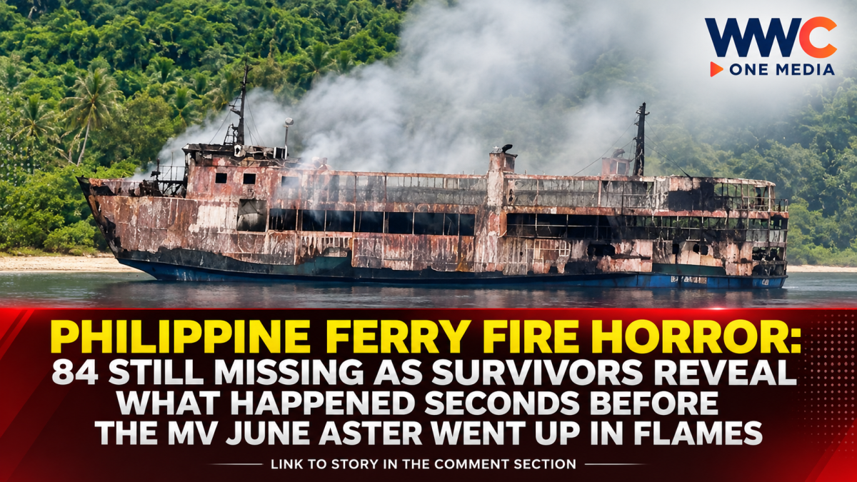 Philippine Ferry Fire Horror: 84 Still Missing as Survivors Reveal What Happened Seconds Before the MV June Aster Went Up in Flames