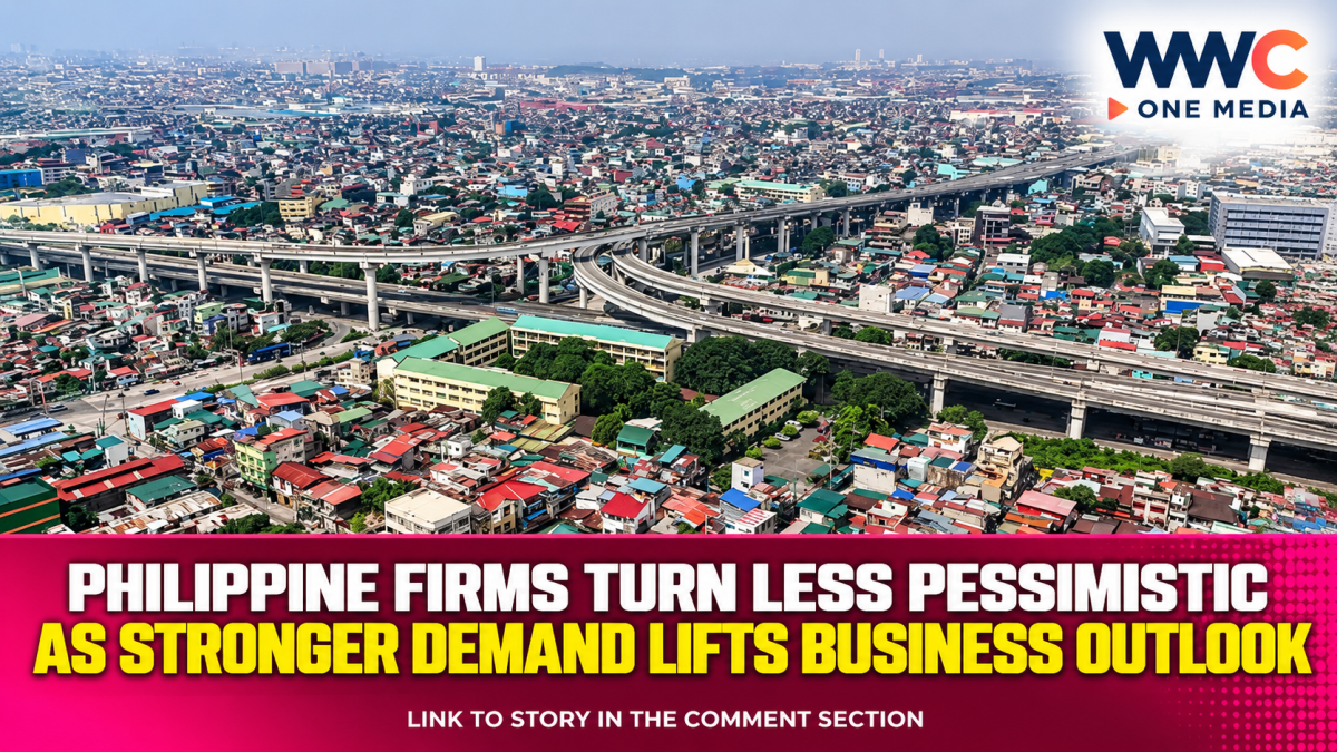 Philippine Firms Turn Less Pessimistic as Stronger Demand Lifts Business Outlook