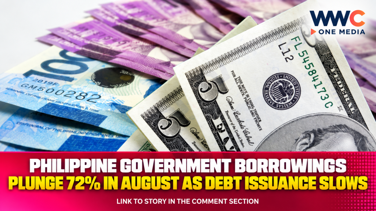 Philippine Government Borrowings Plunge 72% in August as Debt Issuance Slows