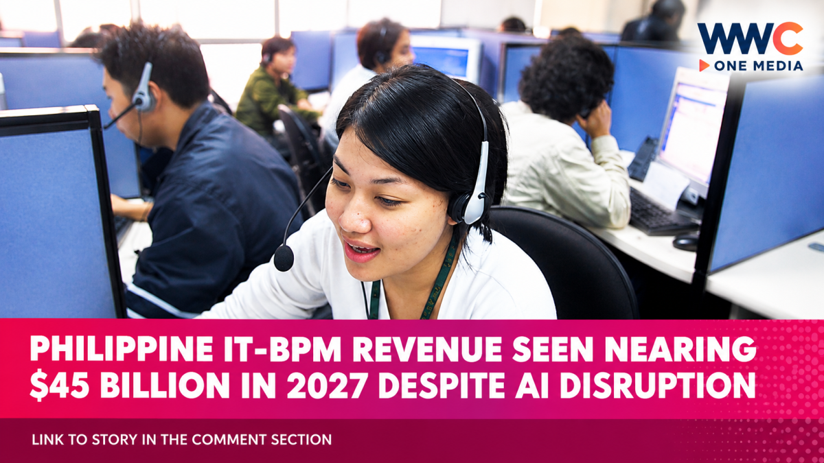 Philippine IT-BPM Revenue Seen Nearing $45 Billion in 2027 Despite AI Disruption