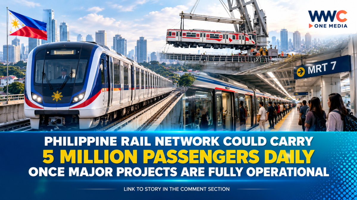 Philippine Rail Network Could Carry 5 Million Passengers Daily Once Major Projects Are Fully Operational