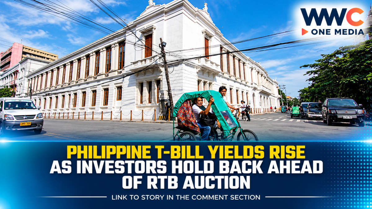 Philippine T-Bill Yields Rise as Investors Hold Back Ahead of RTB Auction