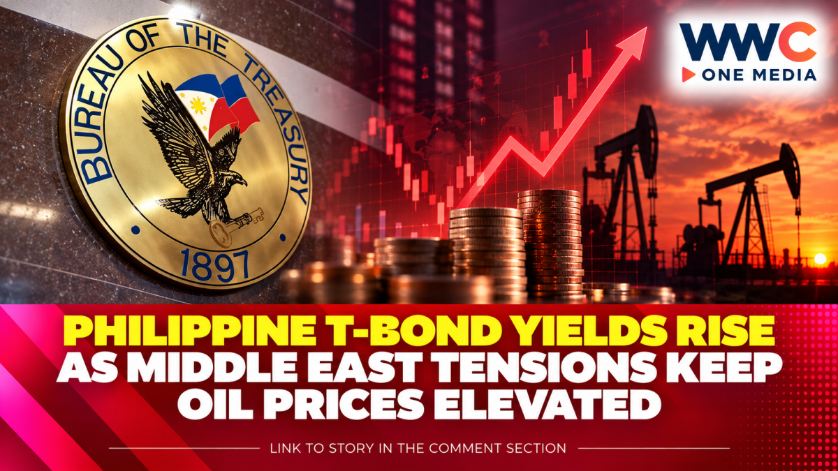 Philippine T-Bond Yields Rise as Middle East Tensions Keep Oil Prices Elevated