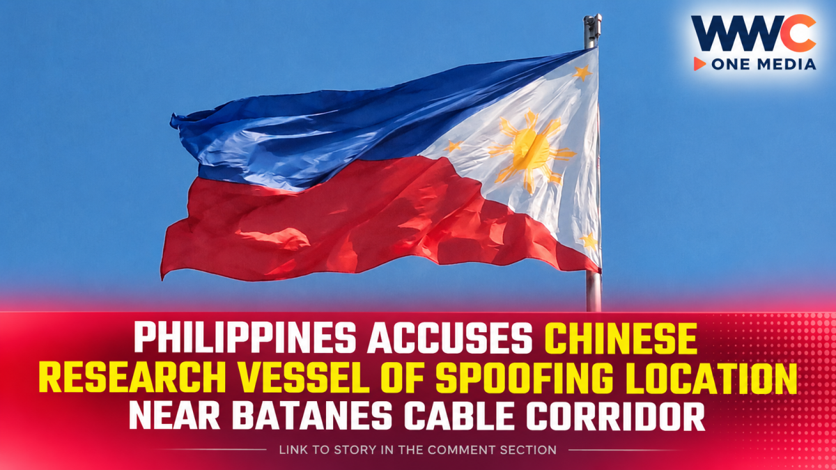 Philippines Accuses Chinese Research Vessel of Spoofing Location Near Batanes Cable Corridor
