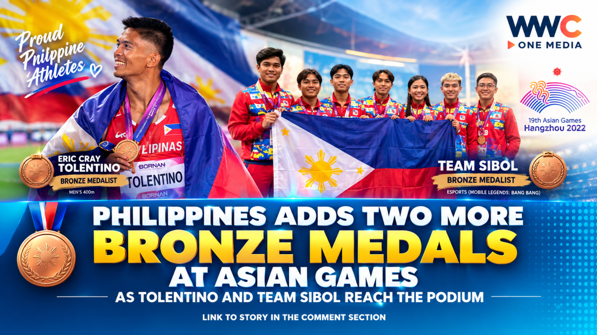 Philippines Adds Two More Bronze Medals at Asian Games as Tolentino and Team Sibol Reach the Podium