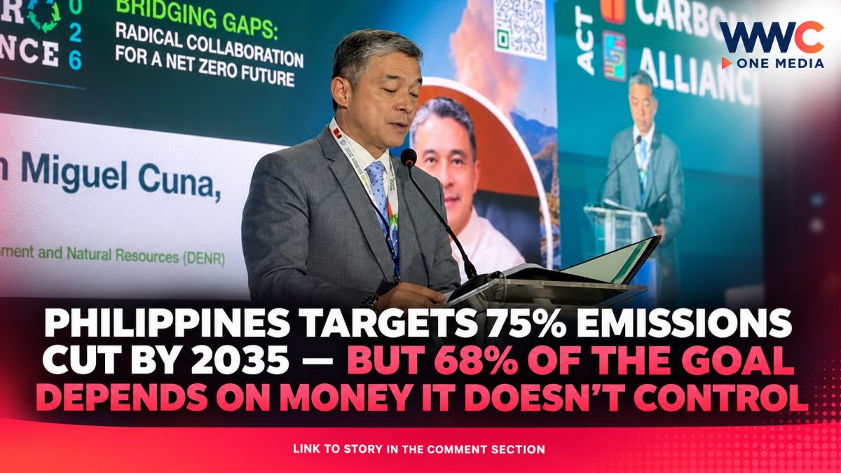Philippines Targets 75% Emissions Cut by 2035 — But 68% of the Goal Depends on Money It Doesn’t Control