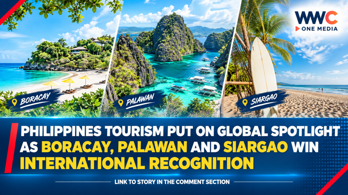 Philippines Tourism Put on Global Spotlight as Boracay, Palawan and Siargao Win International Recognition