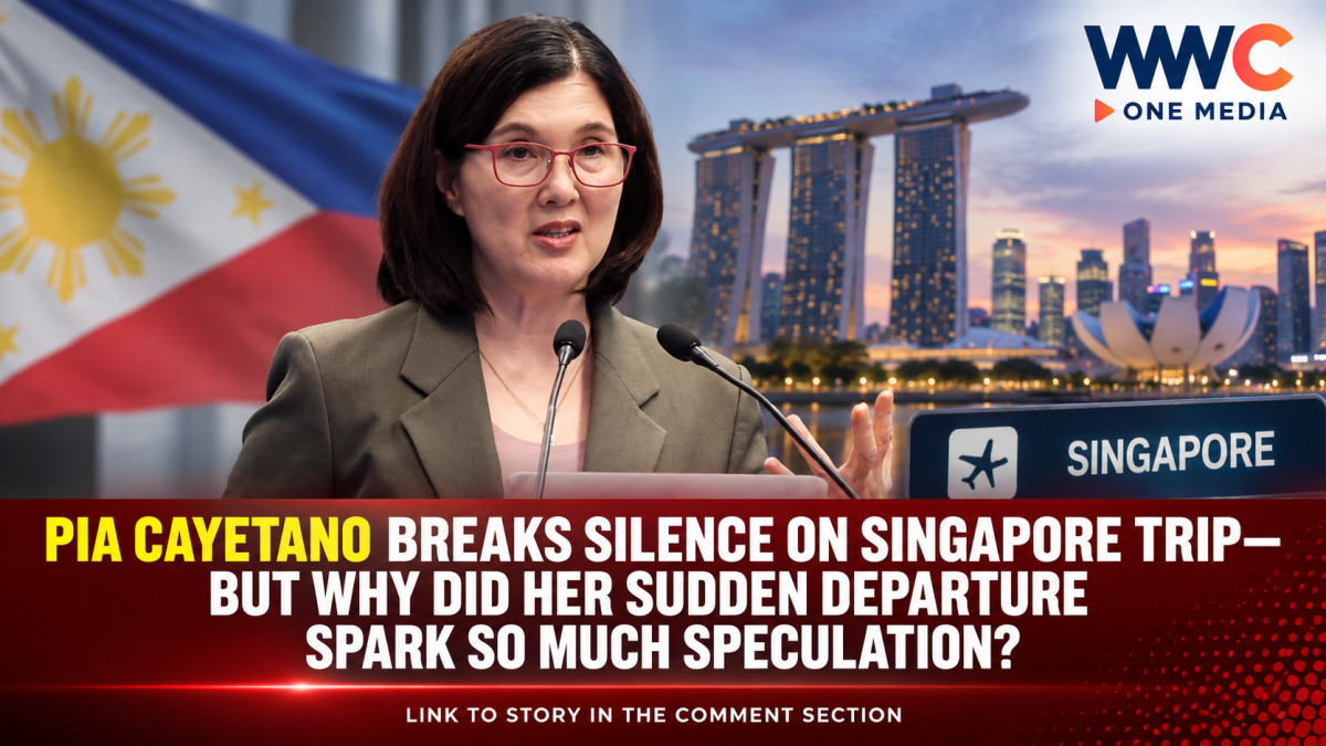 Pia Cayetano Breaks Silence on Singapore Trip—But Why Did Her Sudden Departure Spark So Much Speculation?