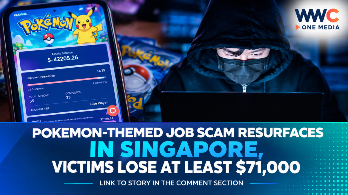 Pokemon-Themed Job Scam Resurfaces in Singapore, Victims Lose at Least $71,000