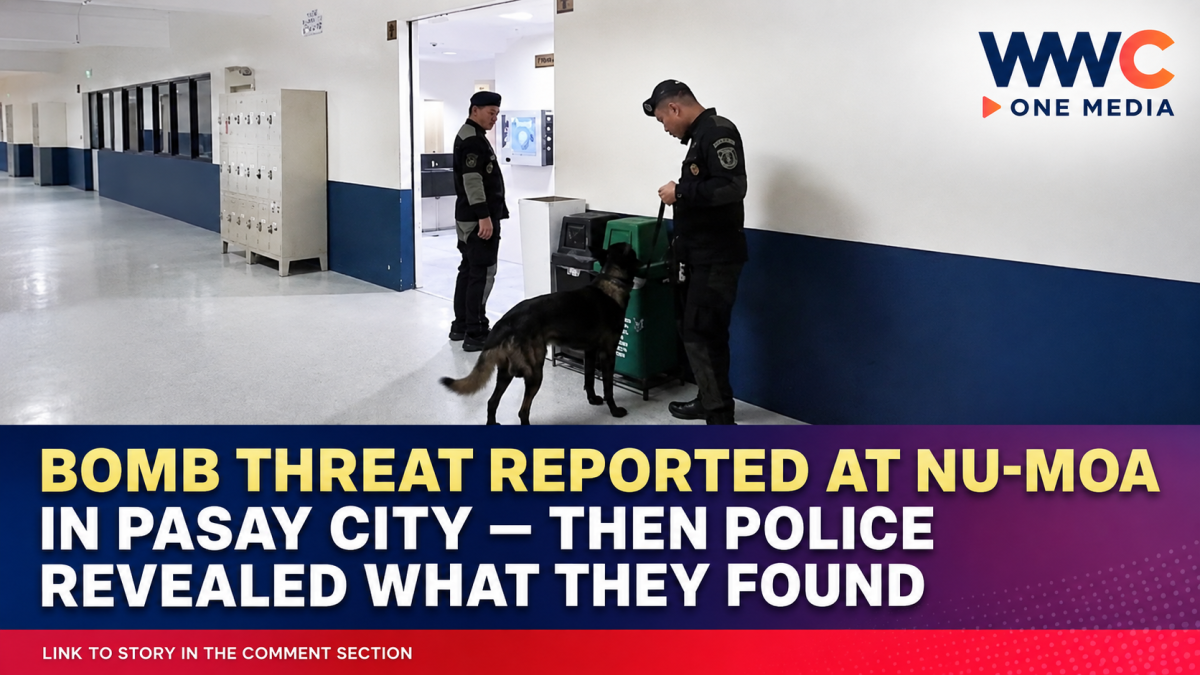 Bomb Threat Reported at NU-MOA in Pasay City — Then Police Revealed What They Found