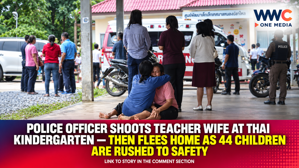 Police Officer Shoots Teacher Wife at Thai Kindergarten — Then Flees Home as 44 Children Are Rushed to Safety