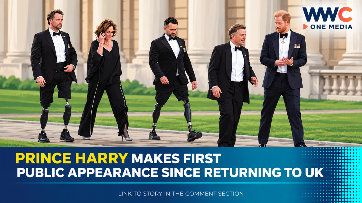 Prince Harry Makes First Public Appearance Since Returning to UK