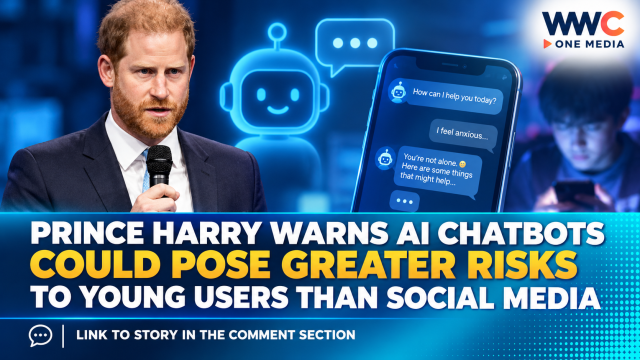 Prince Harry Warns AI Chatbots Could Pose Greater Risks to Young Users Than Social Media
