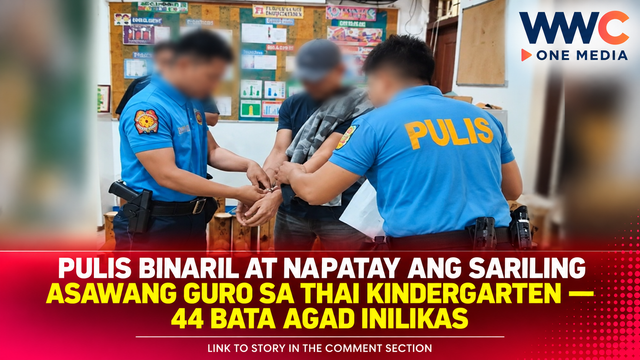 Pulis Binaril at Napatay ang Sariling Asawang Guro sa Thai Kindergarten — 44 Bata Agad Inilikas
