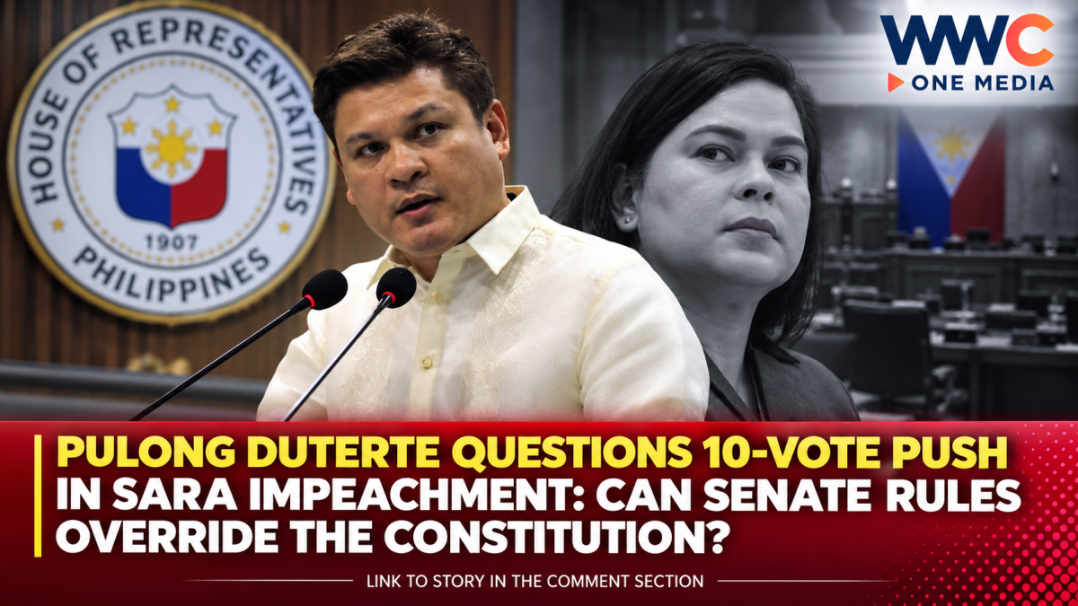 Pulong Duterte Questions 10-Vote Push in Sara Impeachment: Can Senate Rules Override the Constitution?