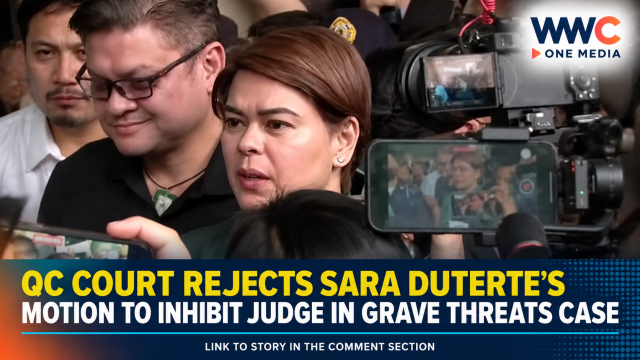 QC Court Rejects Sara Duterte’s Motion to Inhibit Judge in Grave Threats Case