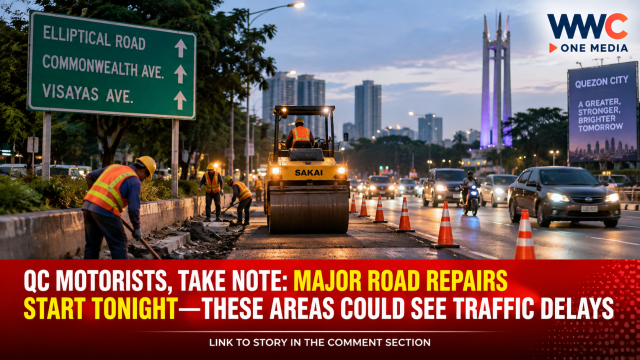 QC Motorists, Take Note: Major Road Repairs Start Tonight—These Areas Could See Traffic Delays