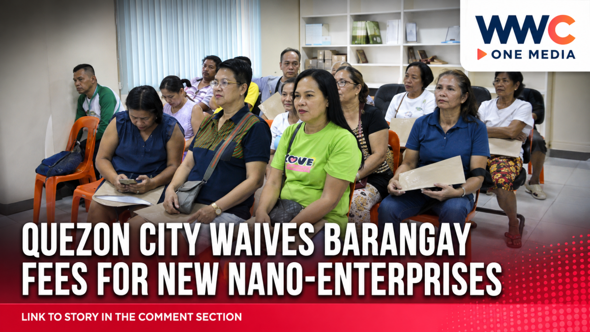 Quezon City Waives Barangay Fees For New Nano-Enterprises
