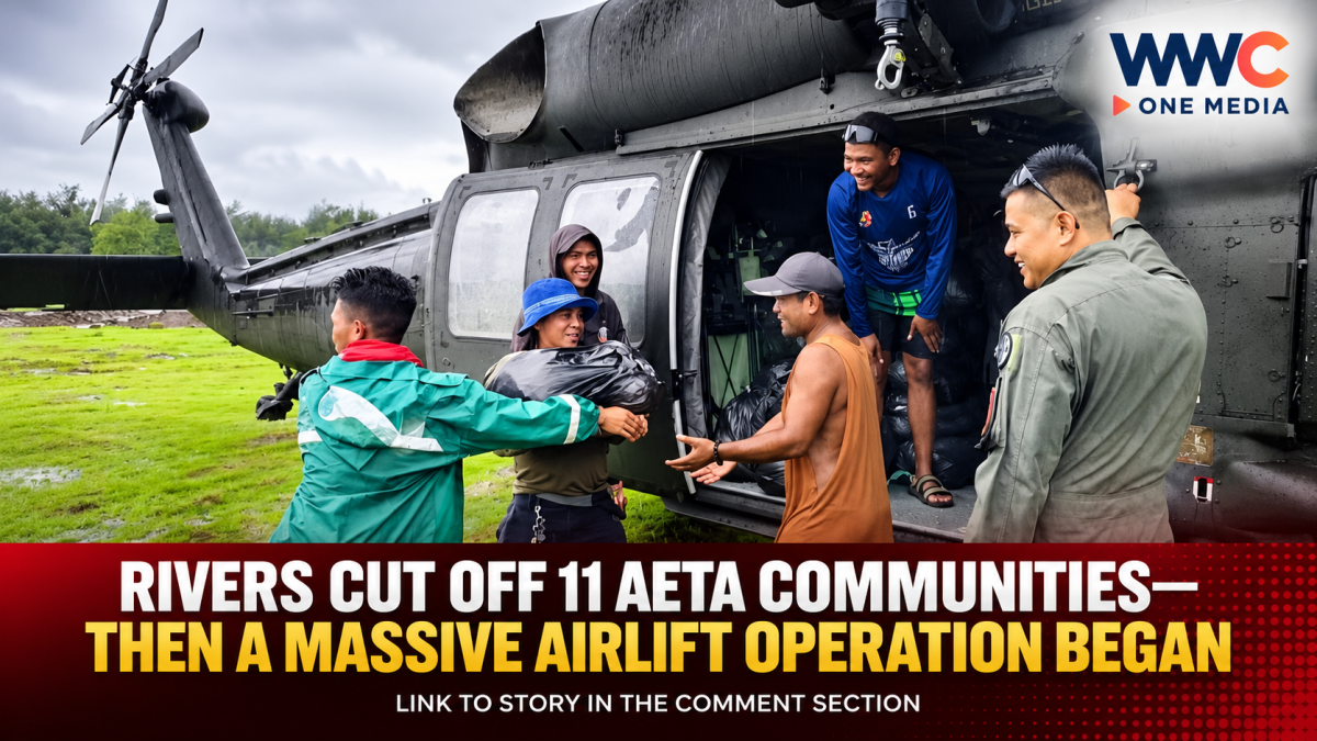 RIVERS CUT OFF 11 AETA COMMUNITIES—THEN A MASSIVE AIRLIFT OPERATION BEGAN