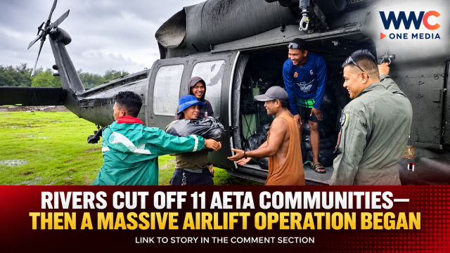 RIVERS CUT OFF 11 AETA COMMUNITIES—THEN A MASSIVE AIRLIFT OPERATION BEGAN