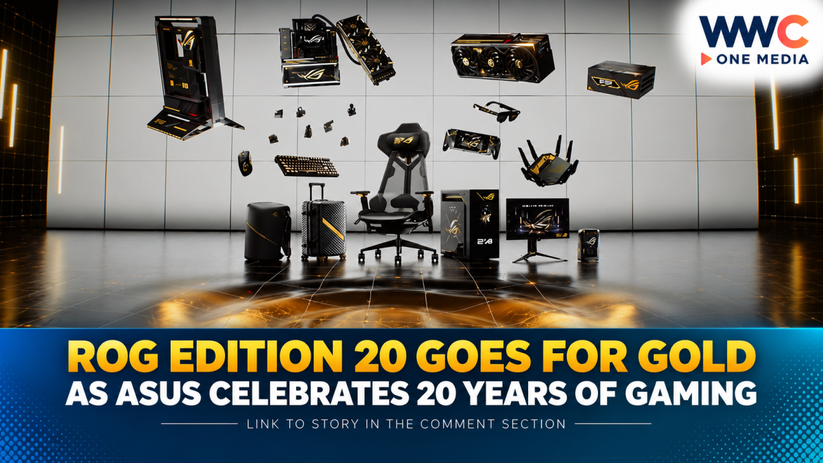 ROG Edition 20 Goes for Gold as ASUS Celebrates 20 Years of Gaming