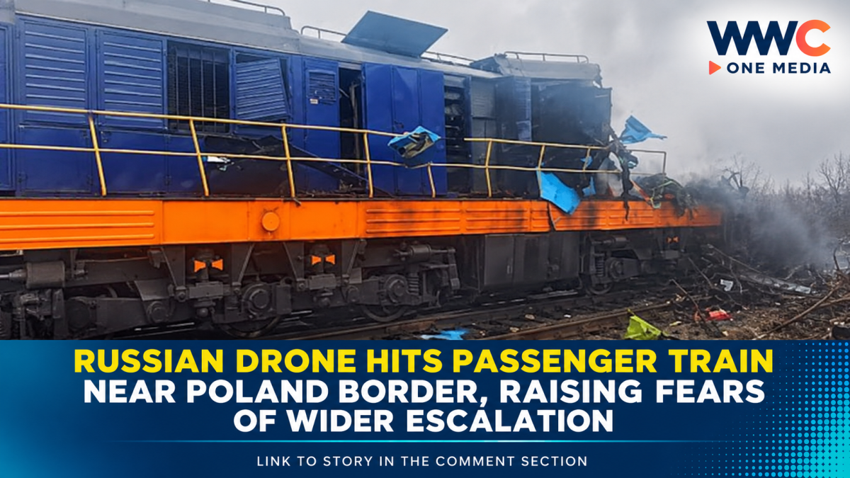 Russian Drone Hits Passenger Train Near Poland Border, Raising Fears of Wider Escalation