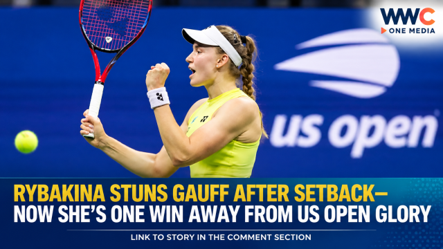RYBAKINA STUNS GAUFF AFTER SETBACK—NOW SHE’S ONE WIN AWAY FROM US OPEN GLORY