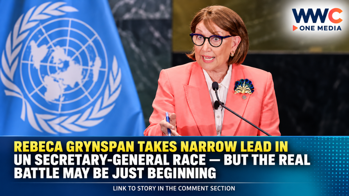 Rebeca Grynspan Takes Narrow Lead in UN Secretary-General Race — But the Real Battle May Be Just Beginning