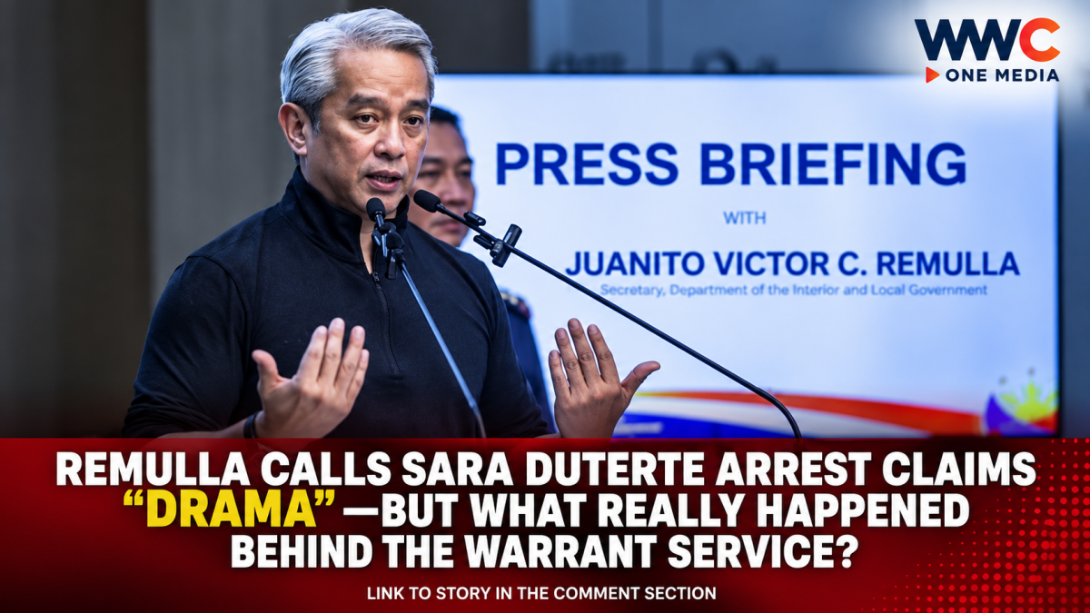 Remulla Calls Sara Duterte Arrest Claims “Drama”—But What Really Happened Behind the Warrant Service?