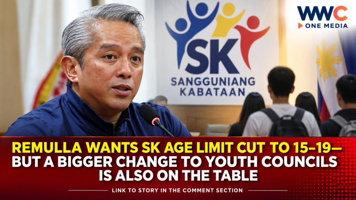 Remulla Wants SK Age Limit Cut to 15–19—But a Bigger Change to Youth Councils Is Also on the Table