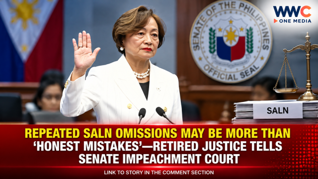 Repeated SALN Omissions May Be More Than ‘Honest Mistakes’—Retired Justice Tells Senate Impeachment Court