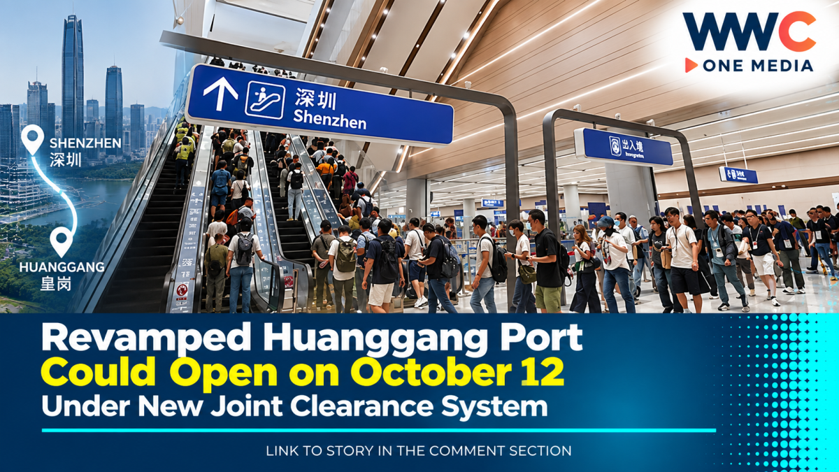 Revamped Huanggang Port Could Open on October 12 Under New Joint Clearance System