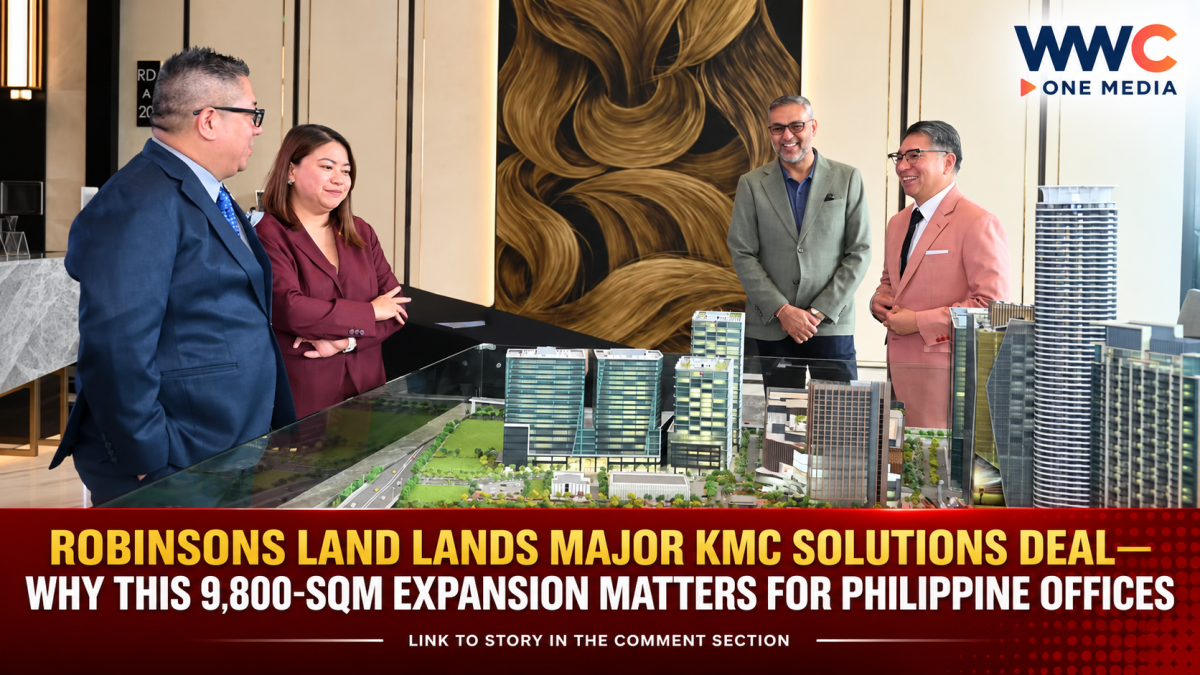 Robinsons Land Lands Major KMC Solutions Deal—Why This 9,800-Sqm Expansion Matters for Philippine Offices