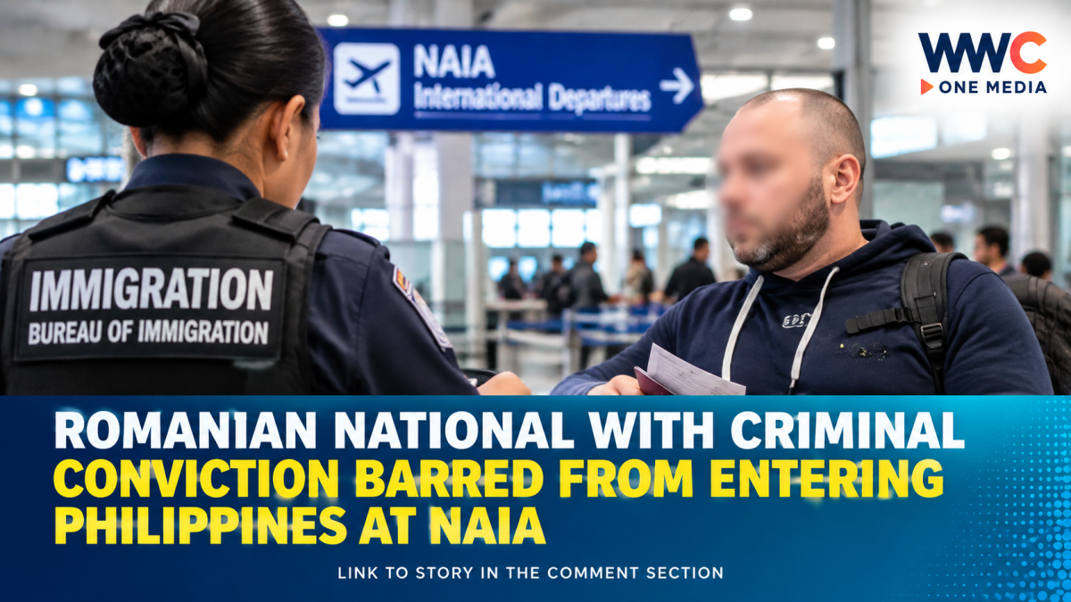 Romanian National With Criminal Conviction Barred From Entering Philippines at NAIA