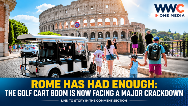 Rome Has Had Enough: The Golf Cart Boom Is Now Facing a Major Crackdown