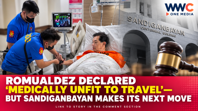 Romualdez Declared ‘Medically Unfit to Travel’—But Sandiganbayan Makes Its Next Move