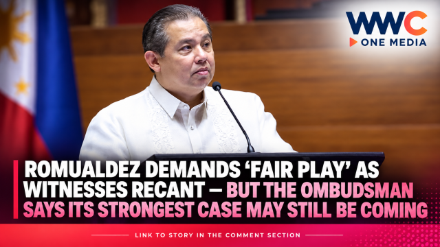 Romualdez Demands ‘Fair Play’ as Witnesses Recant — But the Ombudsman Says Its Strongest Case May Still Be Coming