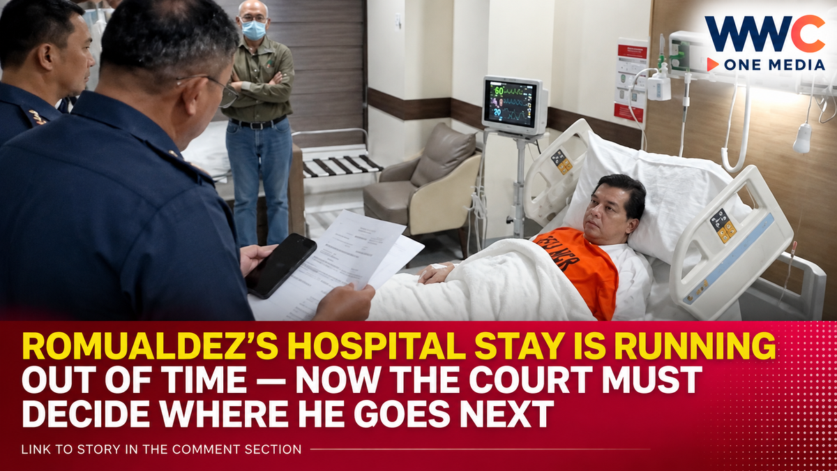 Romualdez’s Hospital Stay Is Running Out of Time — Now the Court Must Decide Where He Goes Next