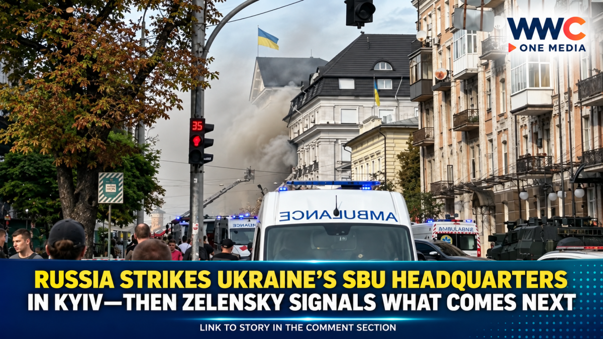 Russia Strikes Ukraine’s SBU Headquarters in Kyiv—Then Zelensky Signals What Comes Next