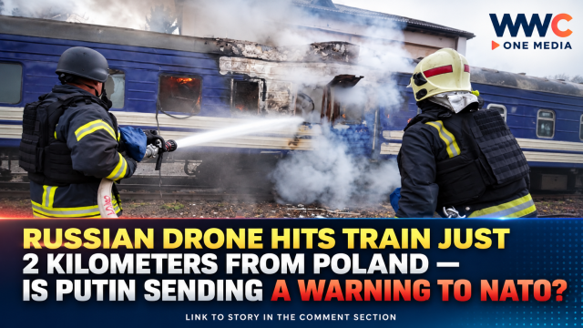 Russian Drone Hits Train Just 2 Kilometers From Poland — Is Putin Sending a Warning to NATO?