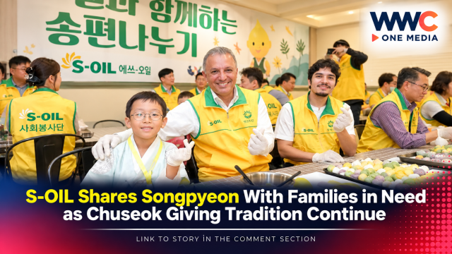 S-OIL Shares Songpyeon With Families in Need as Chuseok Giving Tradition Continues