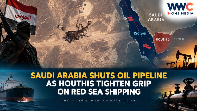 Saudi Arabia Shuts Oil Pipeline as Houthis Tighten Grip on Red Sea Shipping