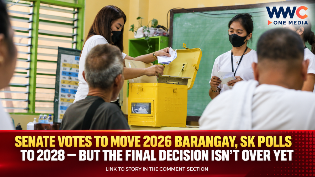 SENATE VOTES TO MOVE 2026 BARANGAY, SK POLLS TO 2028 — BUT THE FINAL DECISION ISN’T OVER YET